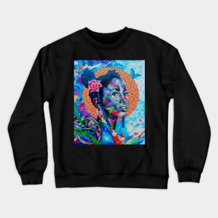 Beautiful African woman Crewneck Sweatshirt